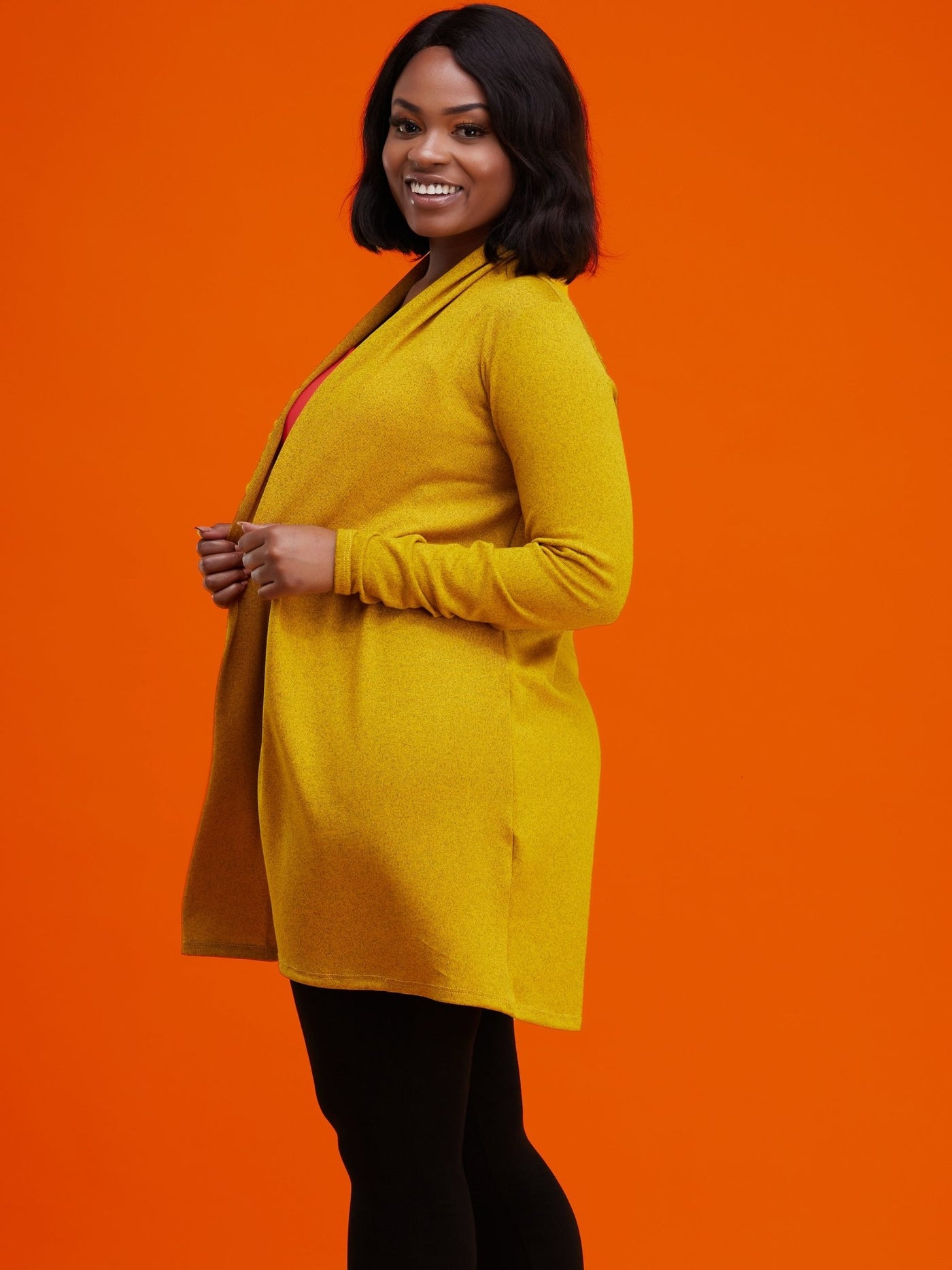 Vivo Basic May Sweater - Mustard - Shop Zetu Kenya