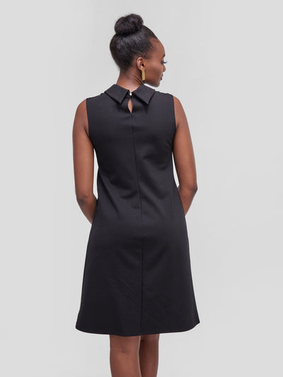 Vivo Chalbi A-line Dress - Black - Shop Zetu Kenya