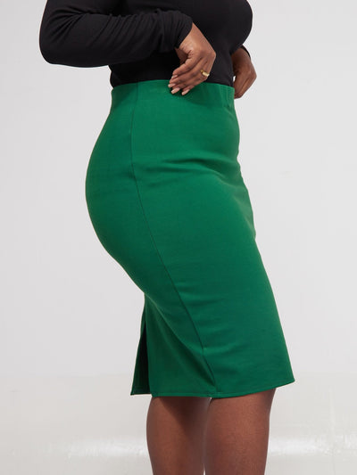 Vivo Waridi Pencil Skirt - Green - Shop Zetu Kenya