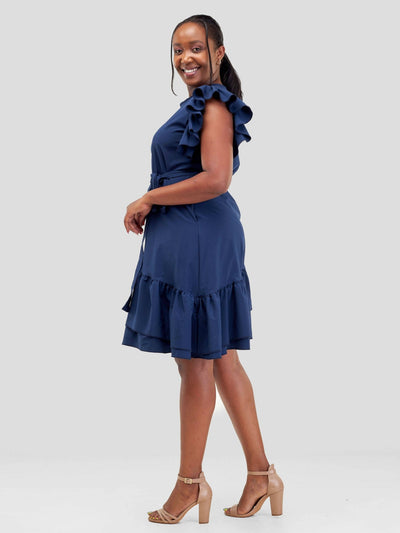 Magali Designs Lulu Dress - Navy Blue - Shopzetu