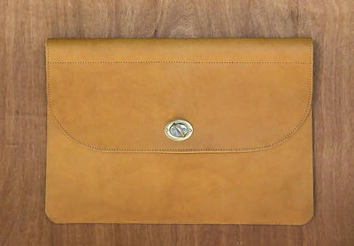 Wazawazi Inga Folio Laptop Case - Orange / Grey - Shopzetu