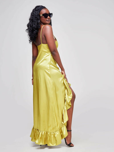 Fauza Design Neema Maxi Dress - Yellow - Shopzetu