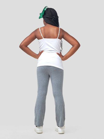 Inken Solid Yoga Pant - Grey - Shopzetu