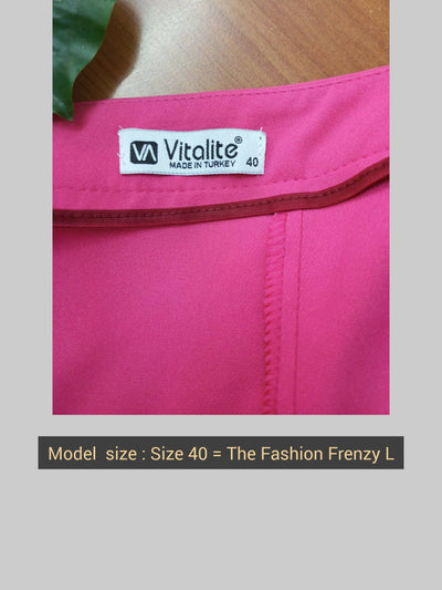 The Fashion Frenzy Flared Trouser - Pink - Shopzetu