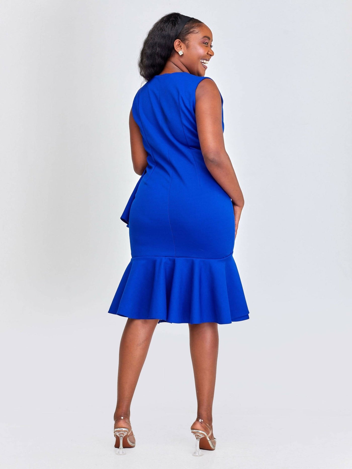 Dewuor Rembo Dress - Light Blue - Shopzetu