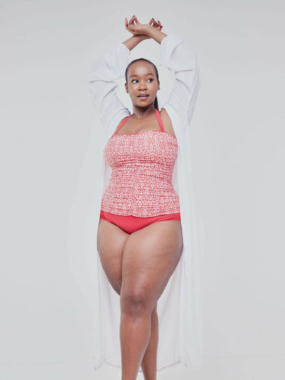 Zola Shelisheli Swimsuit - Red - Shopzetu