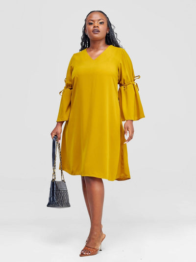 Salok Havilah Amaya Shift Dress - Olive - Shopzetu