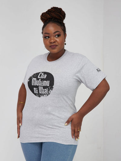 Zola Cha Muhimu ni Uhai Tshirt - Grey - Shop Zetu Kenya