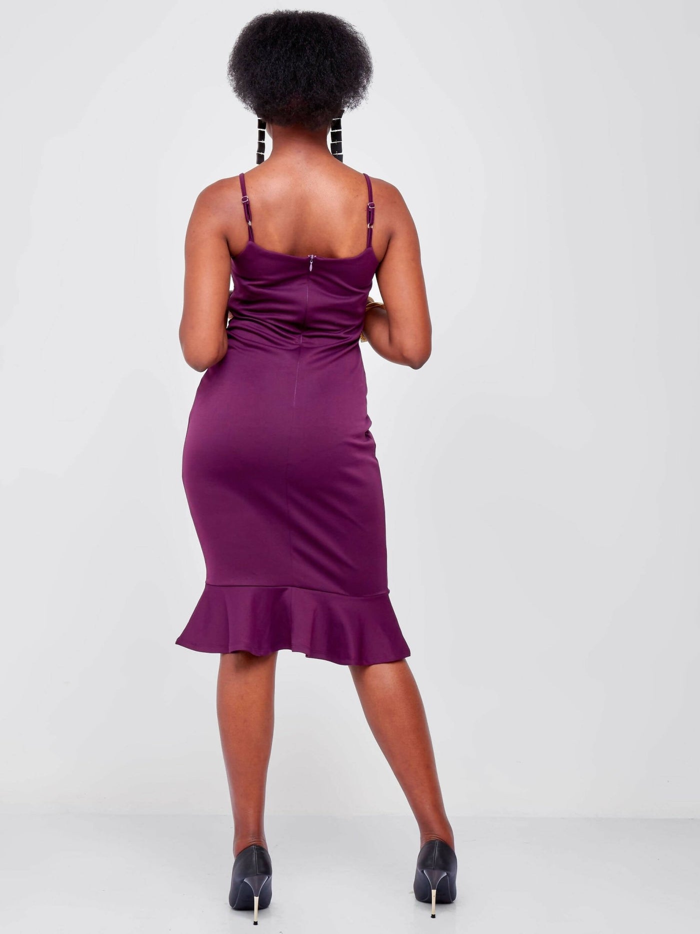Zola Crystal Sequin Date Night Dress - Purple - Shop Zetu Kenya