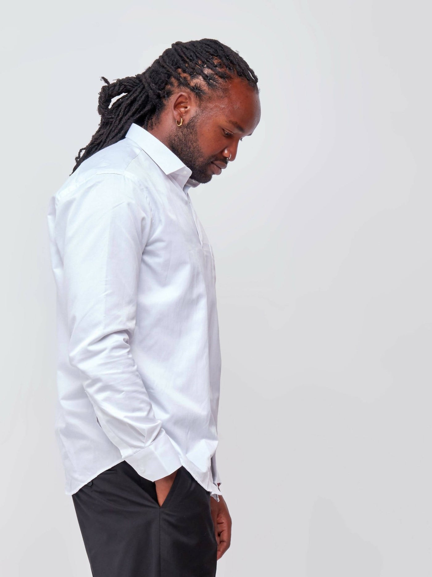 Zola Custom Men's Shirt - White - Shop Zetu Kenya