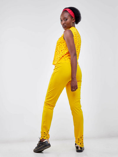 Zola Flora Two Piece - Yellow - Shop Zetu Kenya