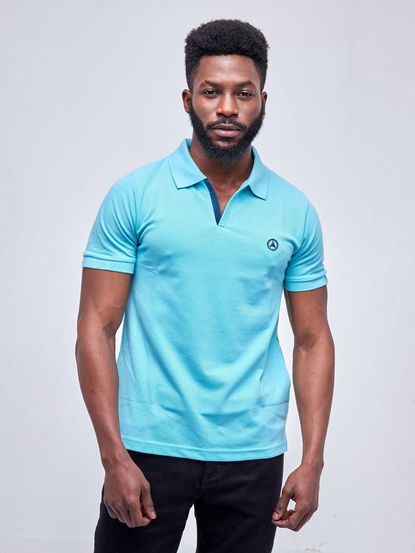 Zola Light Blue Men's Polo Shirt - Light Blue - Shop Zetu Kenya