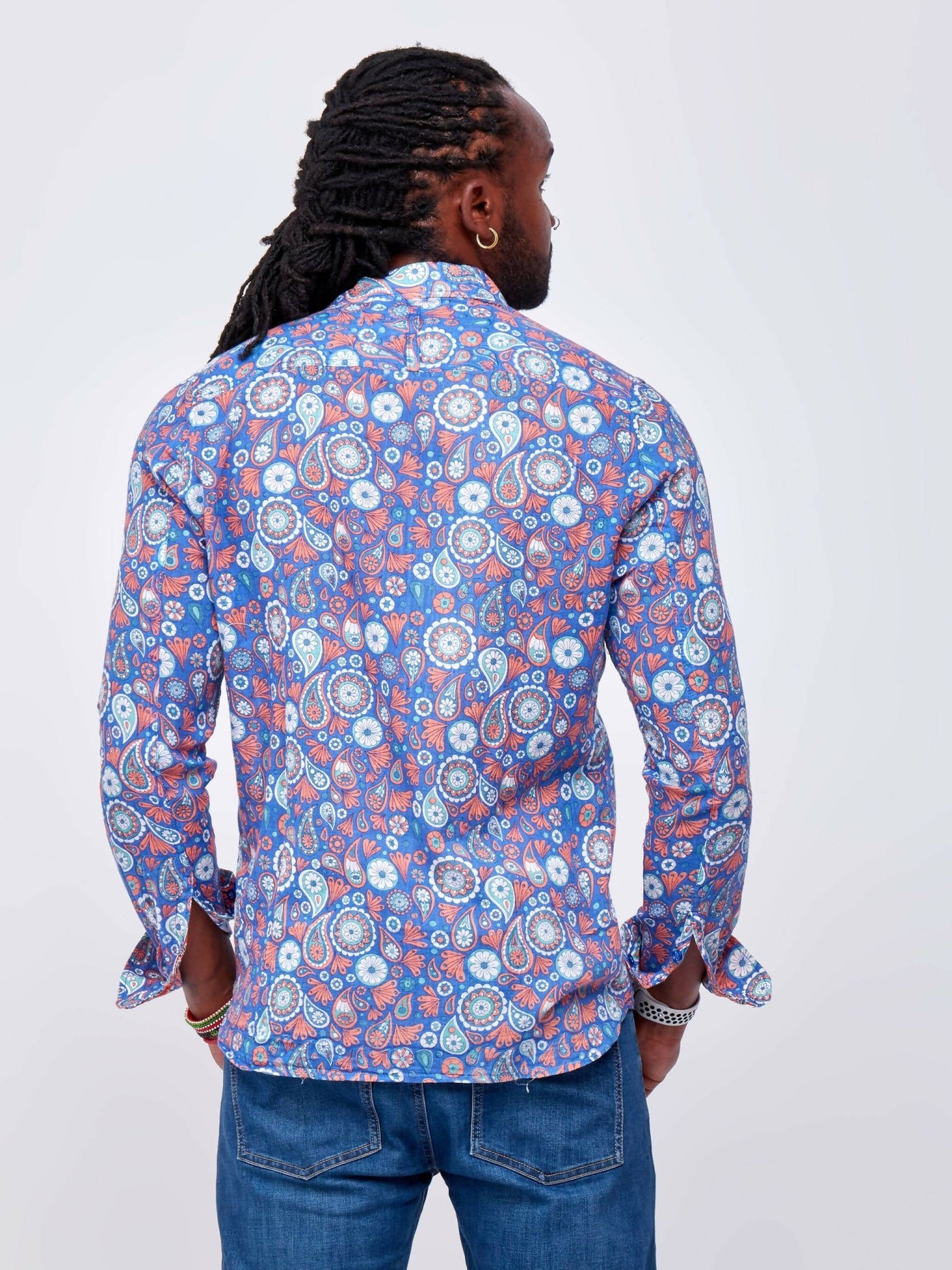Zola Men's Multicoloured Shirt - Blue - Shop Zetu Kenya